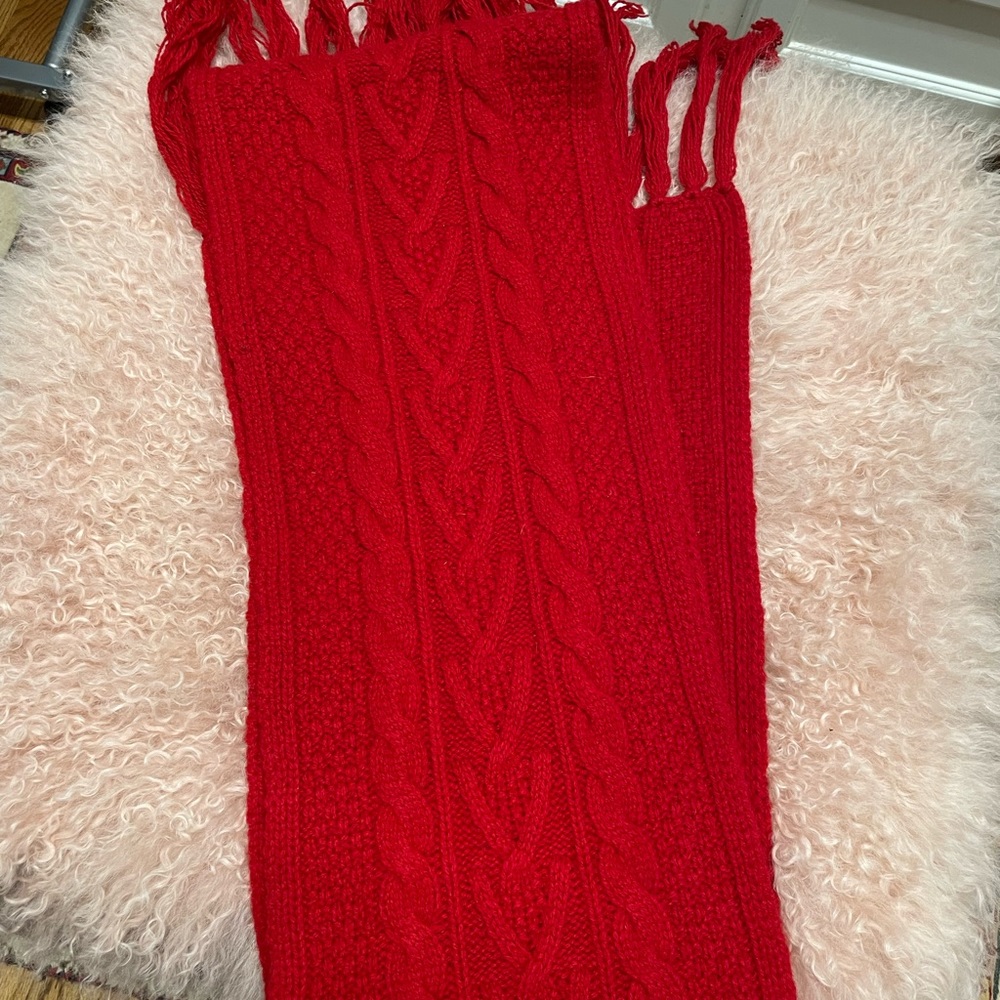 Red Wool Stole